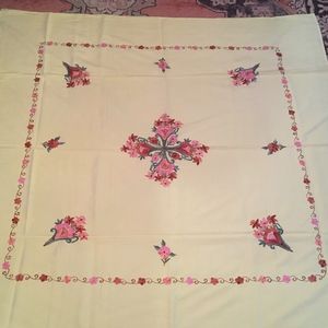 Floral Tablecloth